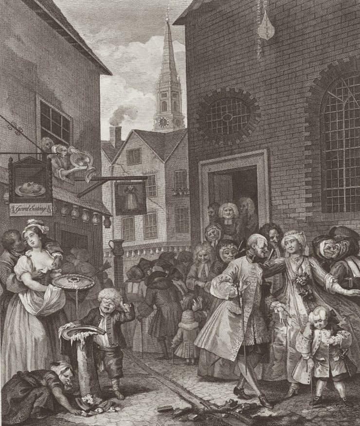 William Hogarth Noon (The Four Times of Day), 1738