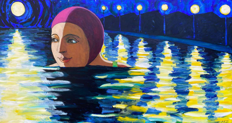 Anita Klein, Night Swim , 2025