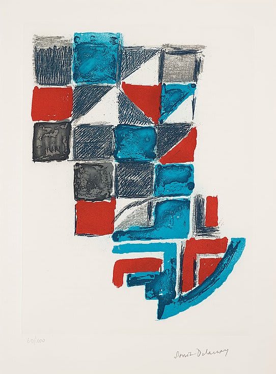 Sonia Delaunay, Untitled (from La Mysticité Charnelle de René Crevel), 1976