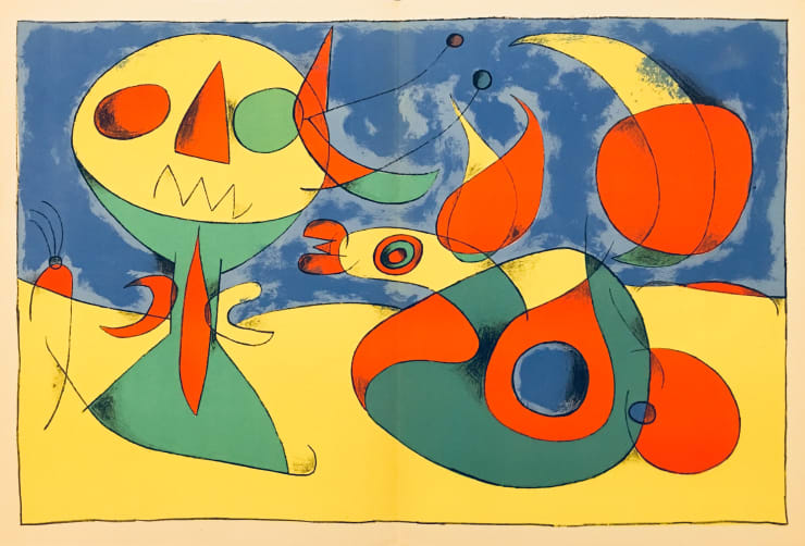 Joan Miró From 'Derrière le Miroir - Joan Miró, Artigas', 1956