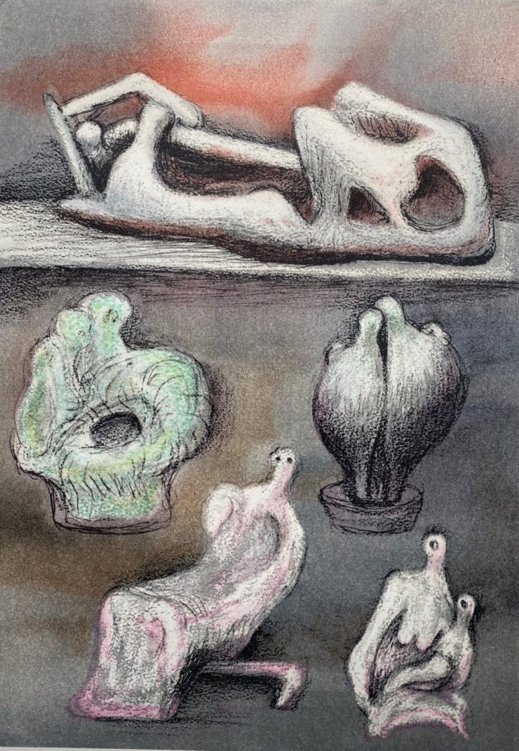 Henry Moore Five Ideas for Sculpture, 1981