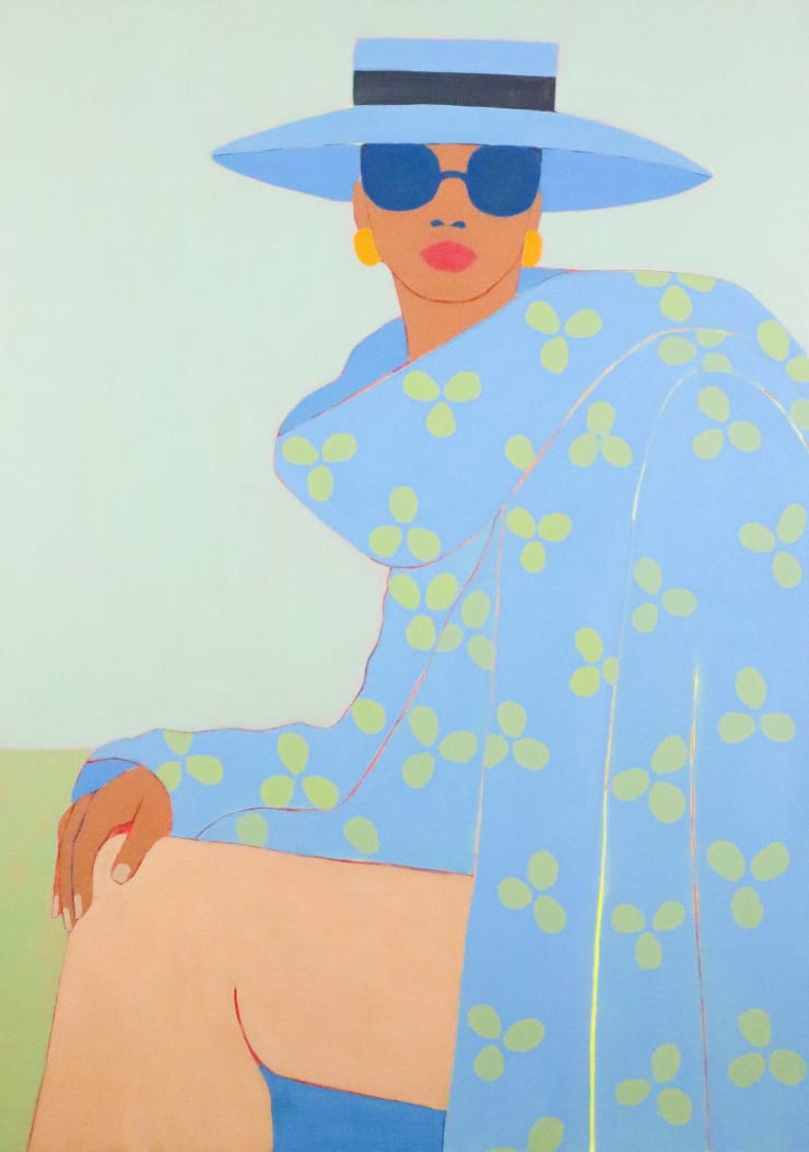 Susie Stone, Powder Blue Cashmere, 2025