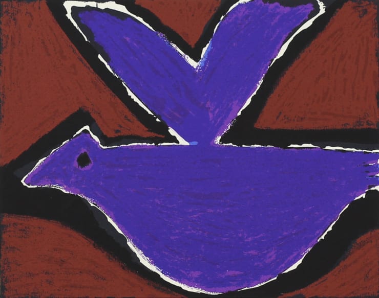 Christmas Secret Bid Auction 2025 LOT 117: Josef Herman - Dusk, c. 1992 SOLD