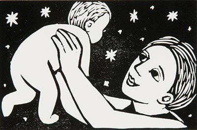 Anita Klein, Mother & Flying Baby , 2017