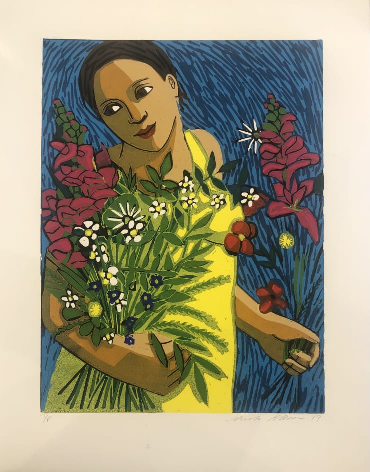 Anita Klein Open Studio, June Flowers (TP1) , 2019
