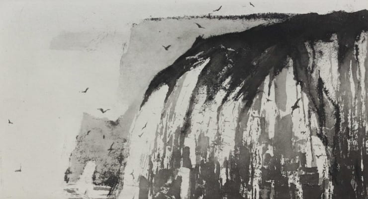 Norman Ackroyd, Flamborough from Bempton, 2013