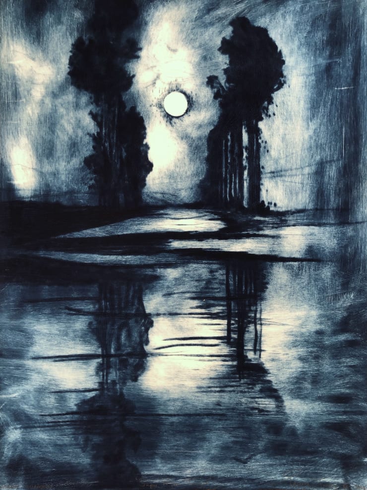 Edward Twohig Super Moon - Twilight 4, 2022
