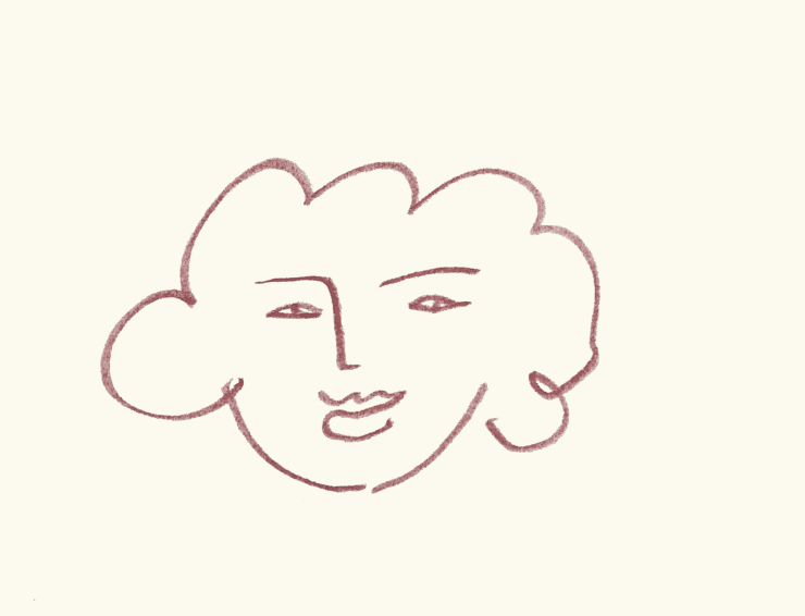 Henri Matisse Plate 108. Florilège des Amours de Ronsard , 1948