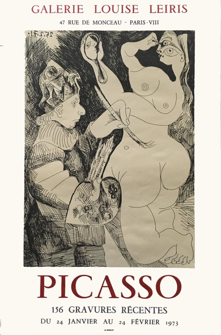 Pablo Picasso, '156 Gravures Récents' Picasso Poster, 1973