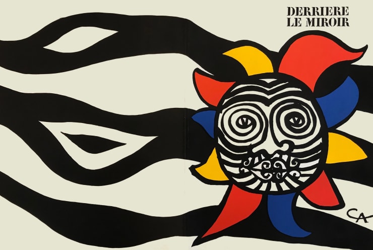 Christmas Secret Bid Auction 2024 LOT 24: Alexander Calder - Cover from ‘Derrière Le Miroir - Calder’, 1966 SOLD