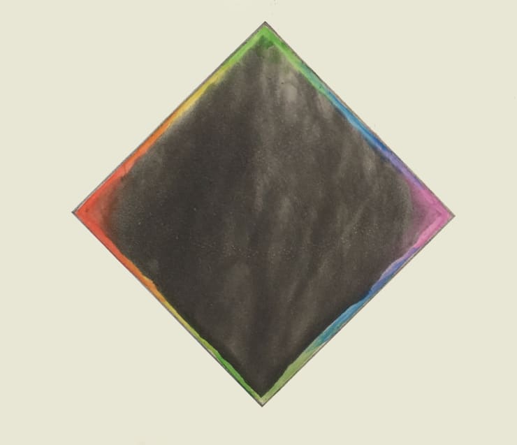 Norman Ackroyd Lockdown Rainbow No. 1 - Eclipse, 2020