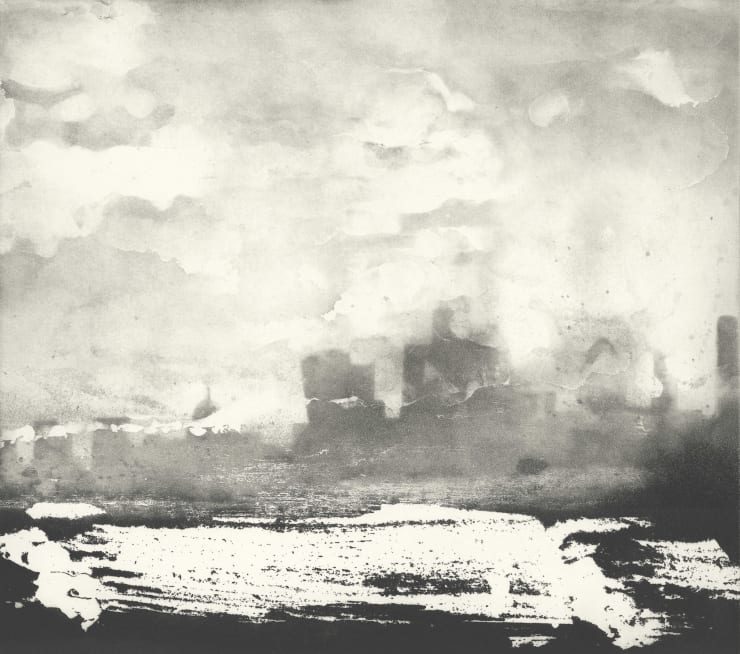 Jason Hicklin, The Thames, Limehouse Reach from Greenwich, 2024