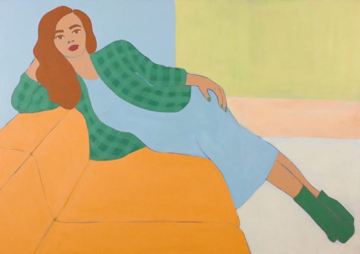 Susie Stone, Racing Green, Sky Blue, 2025