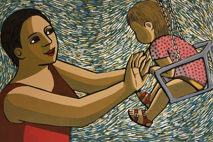 Anita Klein Open Studio, Swinging, 2017