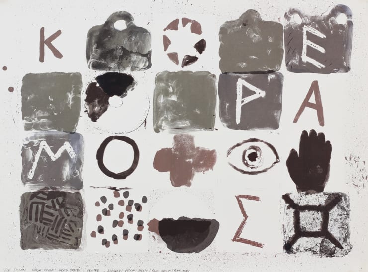 Joe Tilson, Keramos (Proof), 1989