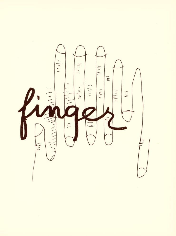 Man Ray, F - Finger, 1948