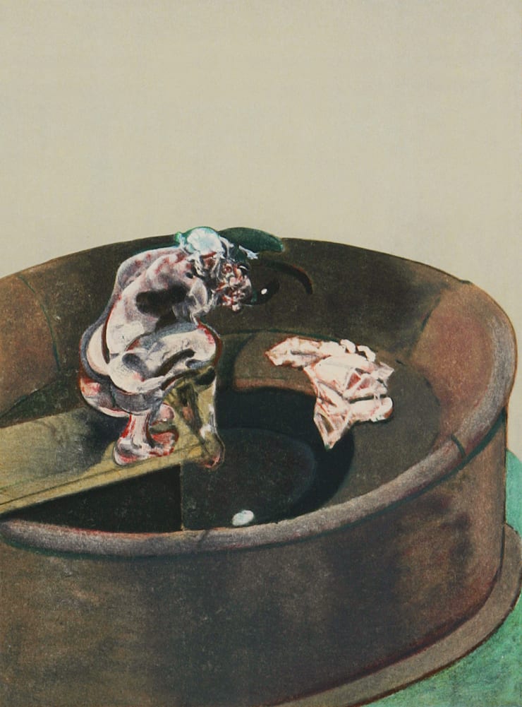 Francis Bacon, George Dyer Accroupi, 1966