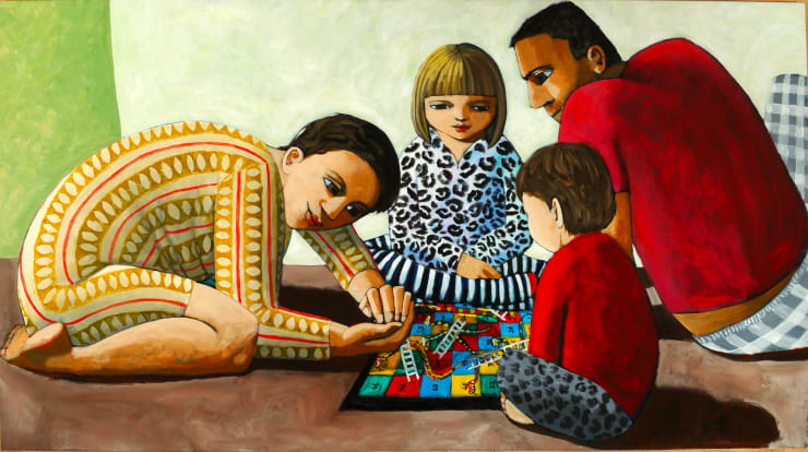 Anita Klein, Snakes and Ladders, 2021