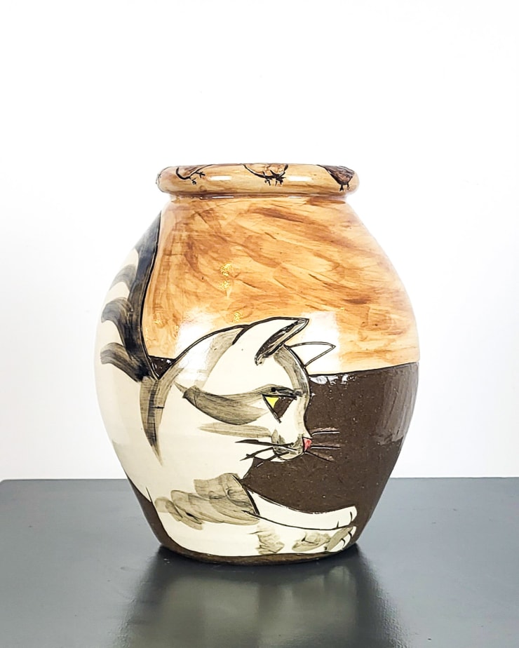 Anita Klein Cat and Birds, 2024