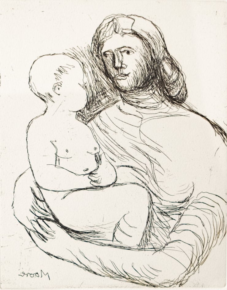 Henry Moore Mother and Child XXII, 1983