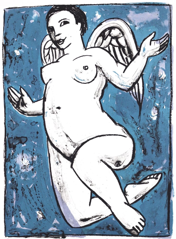Anita Klein Studio Sale Naked Angel Flying (TP Blue), 2006 Usual retail price: £310 Discounted price: £200