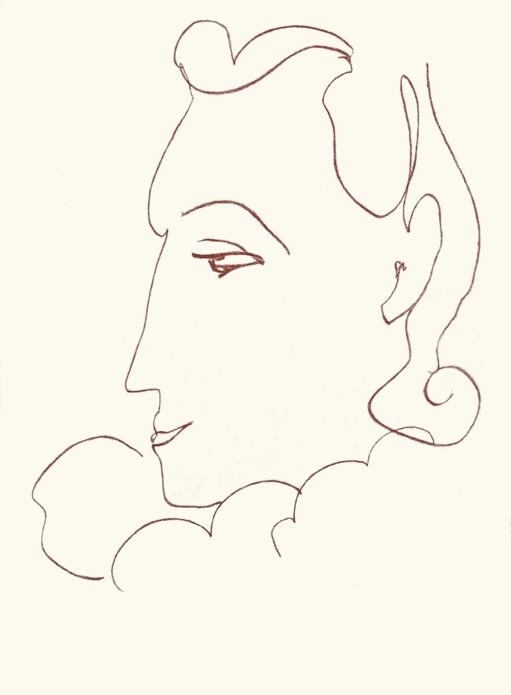 Henri Matisse Plate 35. Florilège des Amours de Ronsard , 1948