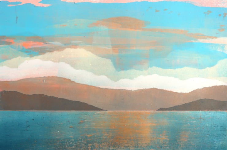 Hamish Macaulay Golden Shimmer, 2024 Framed