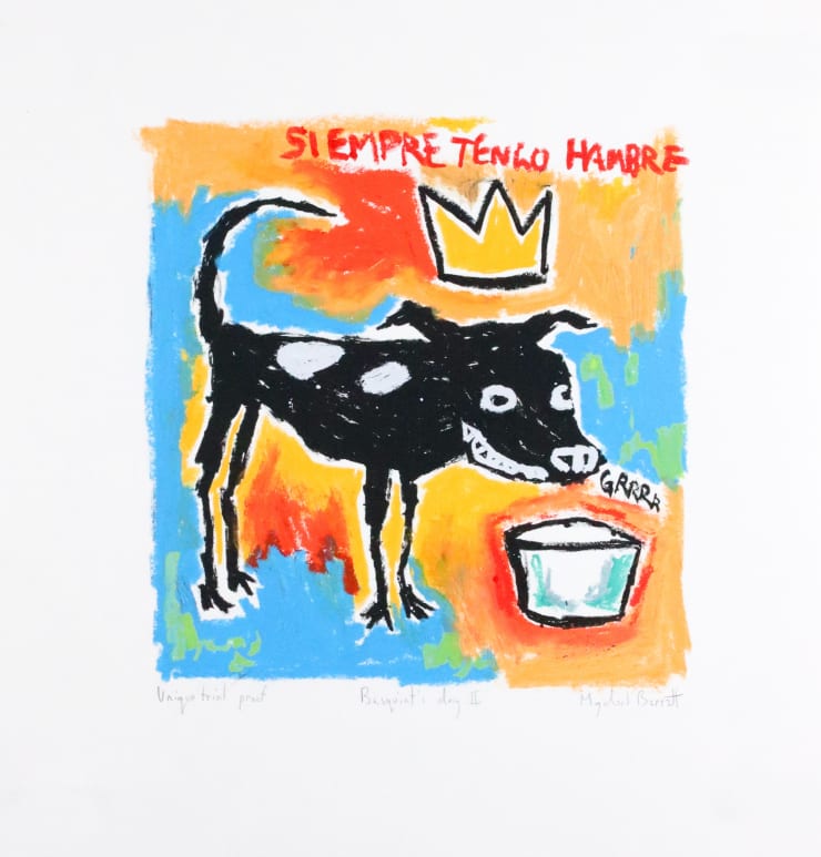 Mychael Barratt Basquiat's Dog II - TP V, 2025 Framed