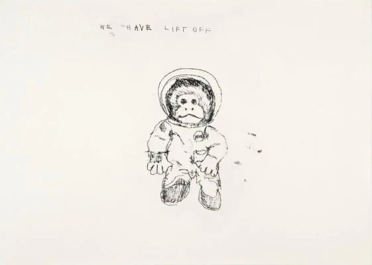 Tracey Emin, Space Monkey - We have Lift Off, 2009