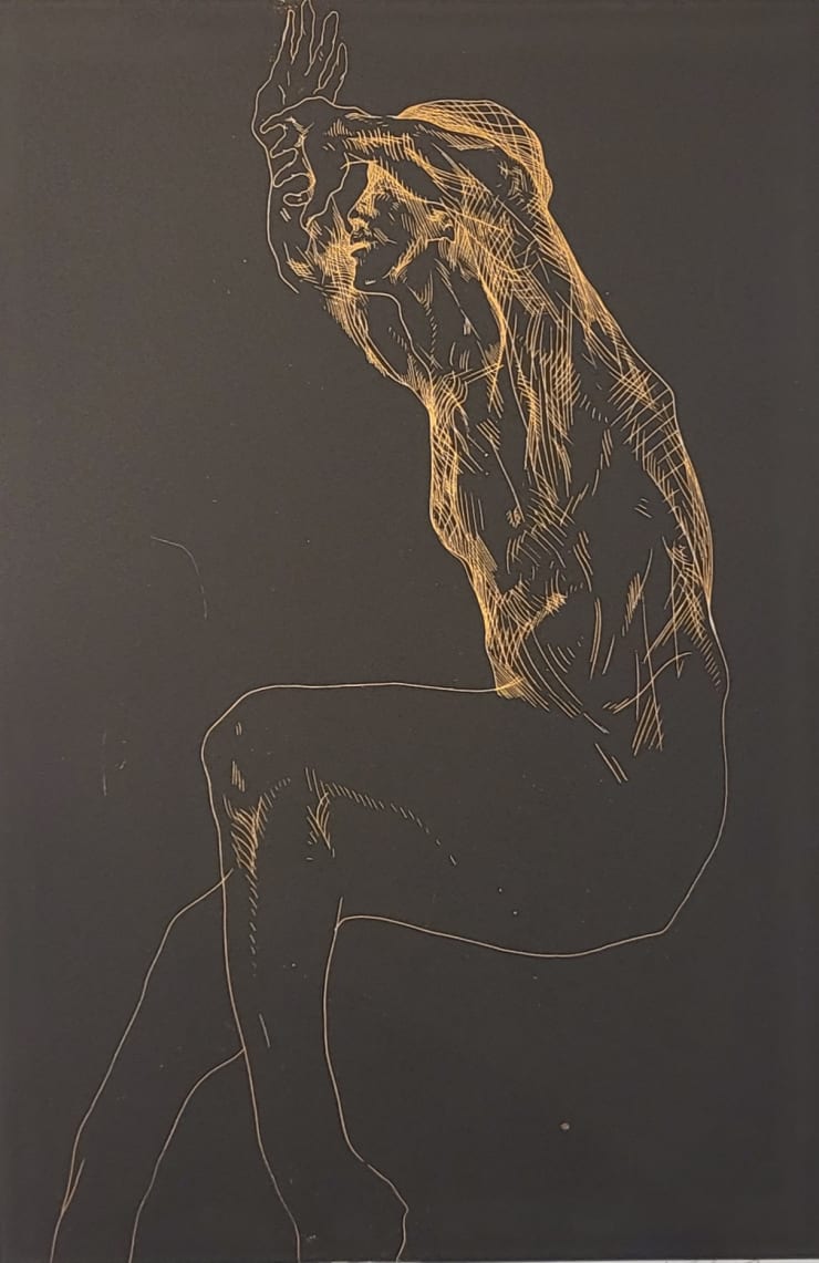 Veta Gorner, Counterpoint C (gold), 2023