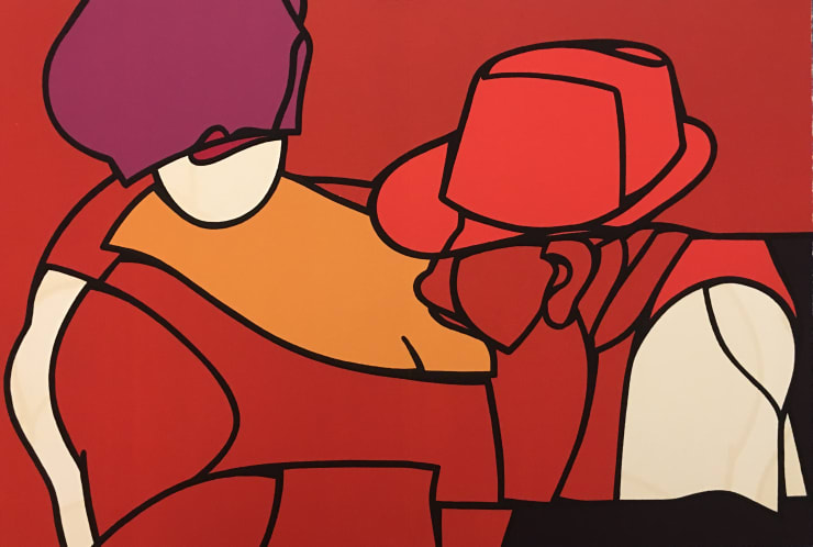 Valerio Adami From 'Derrière le Miroir - Adami' , 1976