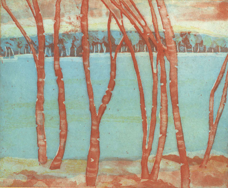 Christmas Secret Bid Auction 2024 LOT 124: Karen Keogh - Four Mile Lake II, 2006 Guide price: £360 Reserve price: £280