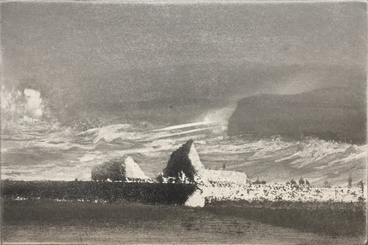 Norman Ackroyd Sun and Storm - Caithness, 2019