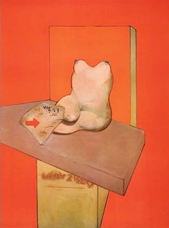 Francis Bacon, Study of a Human Body, After Ingres, 1984