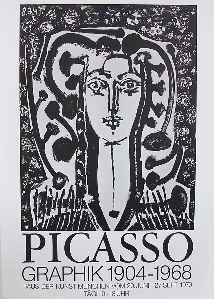 Pablo Picasso, Picasso 'Graphik 1904 - 1968' Exhibition Poster, 1970