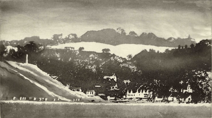 Norman Ackroyd Sandsend Under Mulgrave, 2014