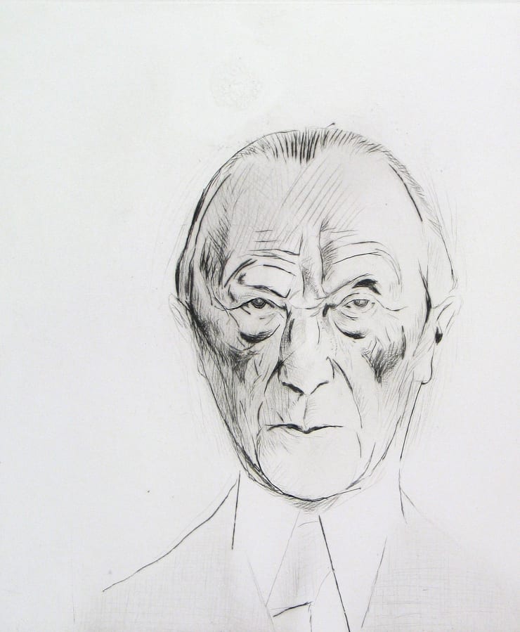 Graham Sutherland Portrait of Dr Konrad Adenauer, 1965