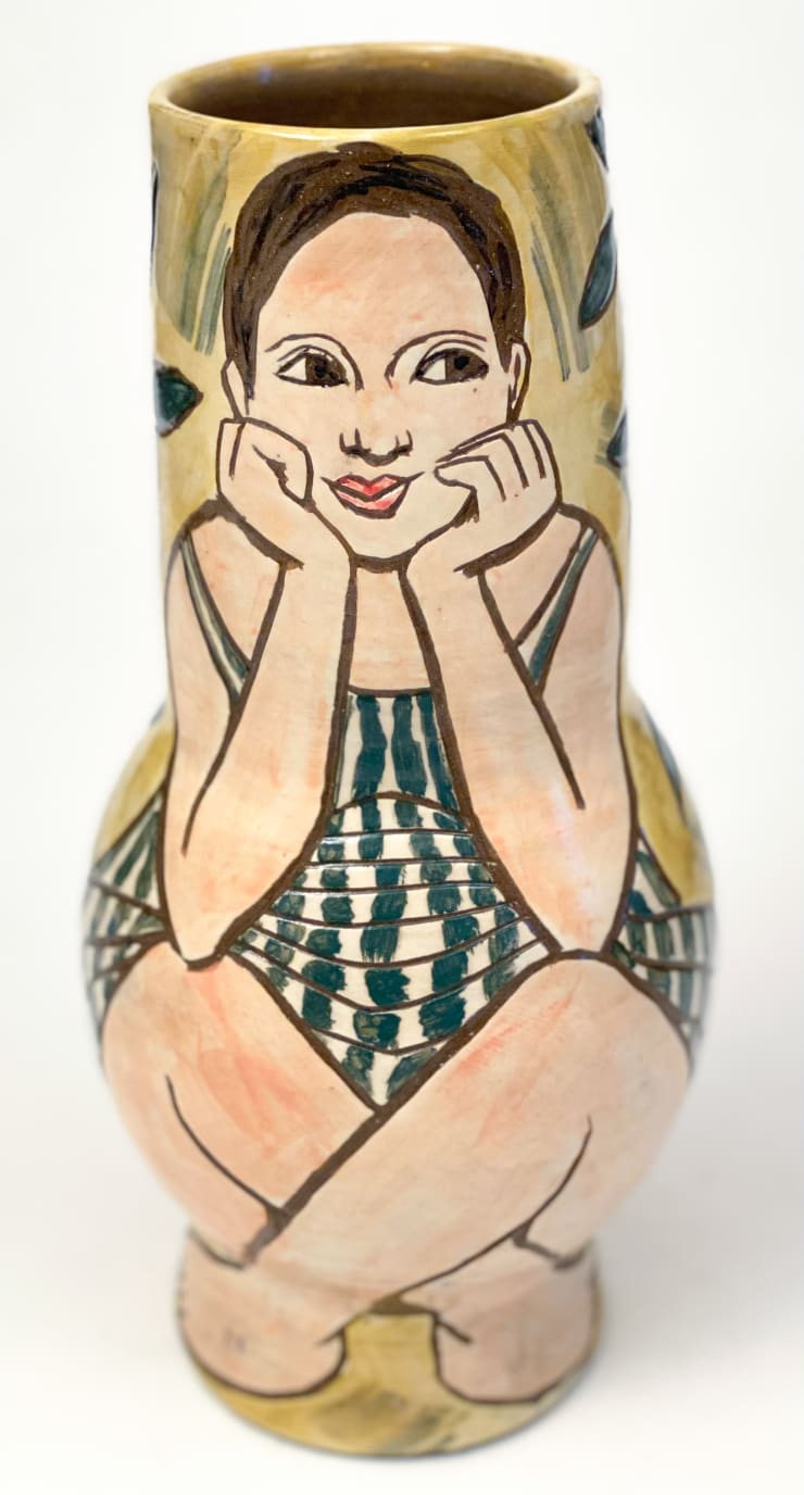 Anita Klein, Sitting under a Tree, 2025