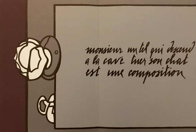 Valerio Adami From 'Derrière le Miroir - Adami' , 1976