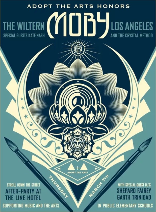 Dulwich College Secret Bid Auction 2024, LOT 45: Shepard Fairey - Adopt the Arts Lotus, 2015