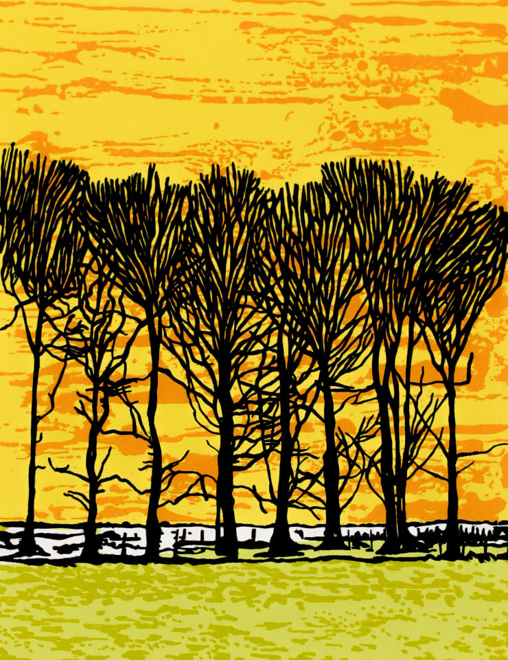 Paul Hogg, Landscape in Snow, 2024