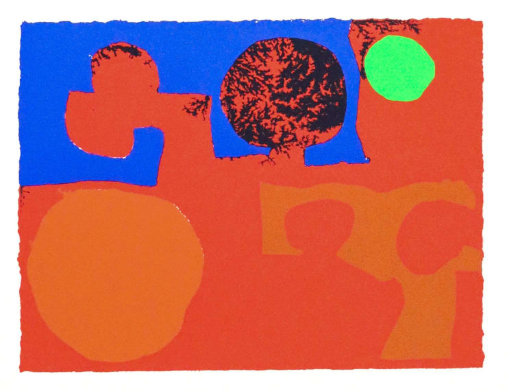 Patrick Heron June Mini 5, 1968 Framed