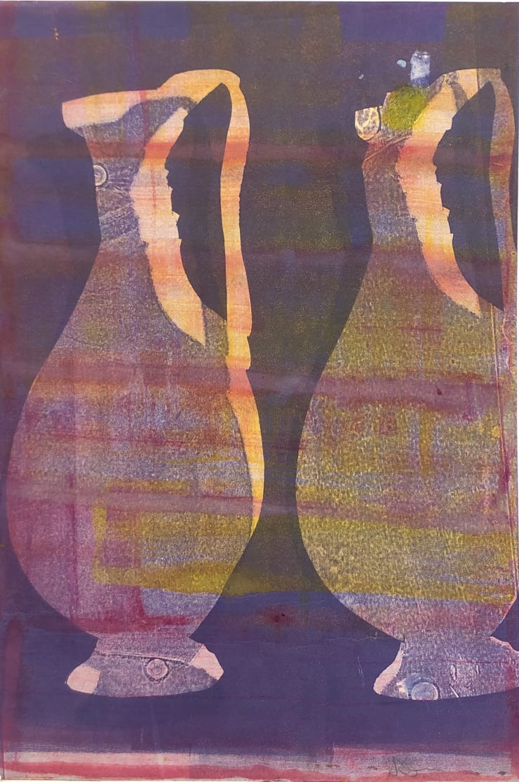 Christmas Secret Bid Auction 2025 LOT 68: Amanda Danicic - Two Roman Vases III, 2010 Guide price: £750 Reserve price: £450