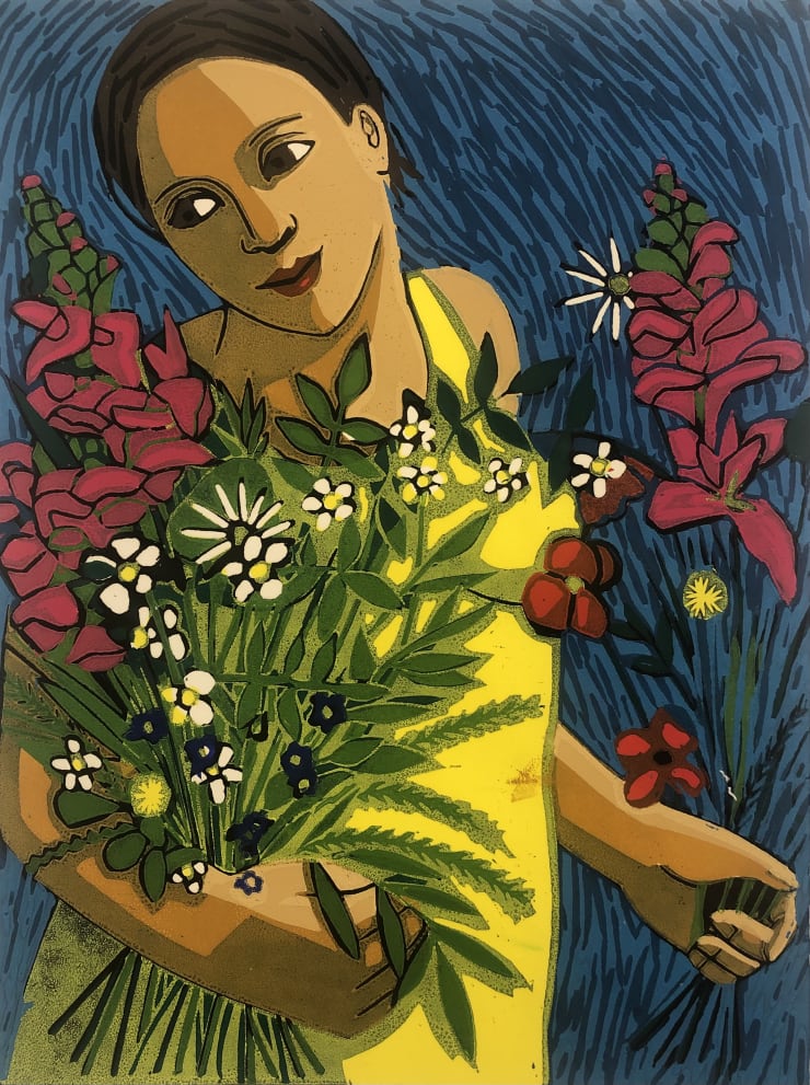 Anita Klein Open Studio, June Flowers (TP2) , 2019