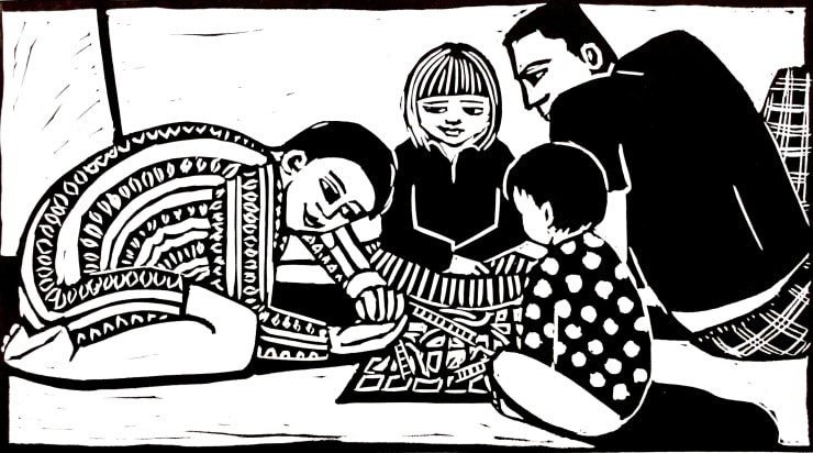 Anita Klein Open Studio, Snakes and Ladders (TP 1), 2021