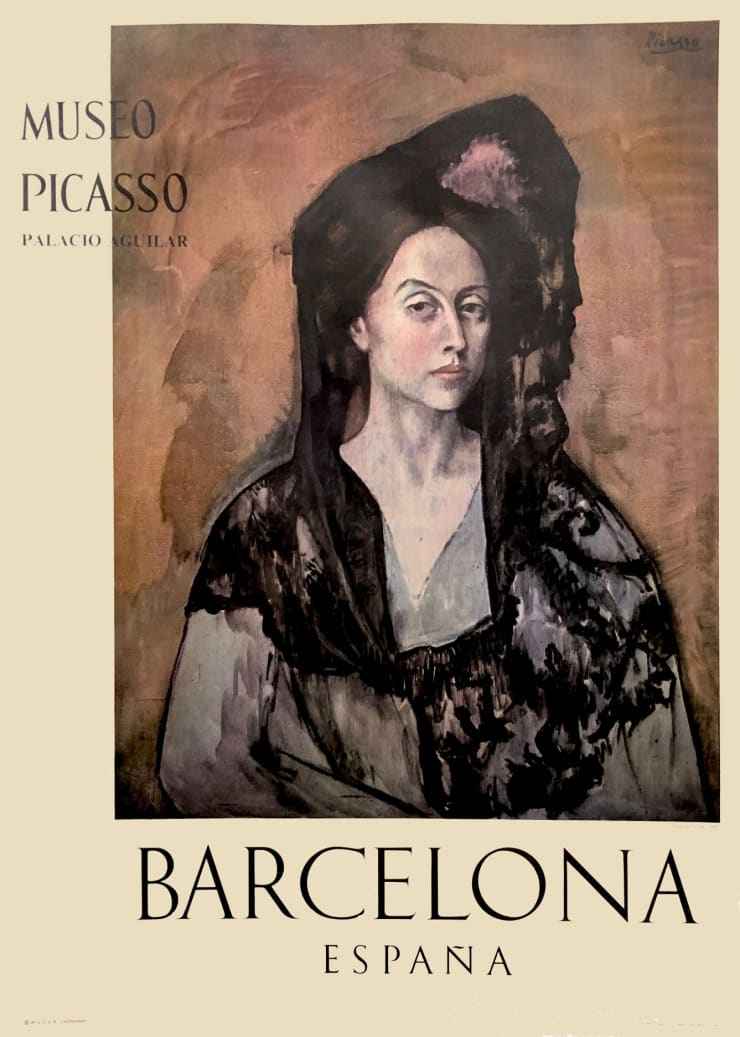 Pablo Picasso Museo Picasso Barcelona Poster (Madame Canals), 1966