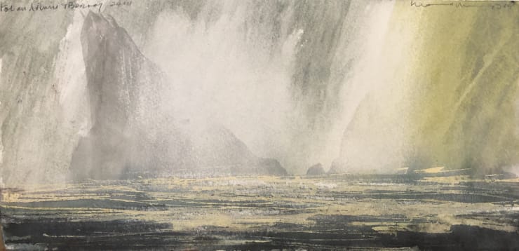 Norman Ackroyd, Stac an Armin and Borray, 2014