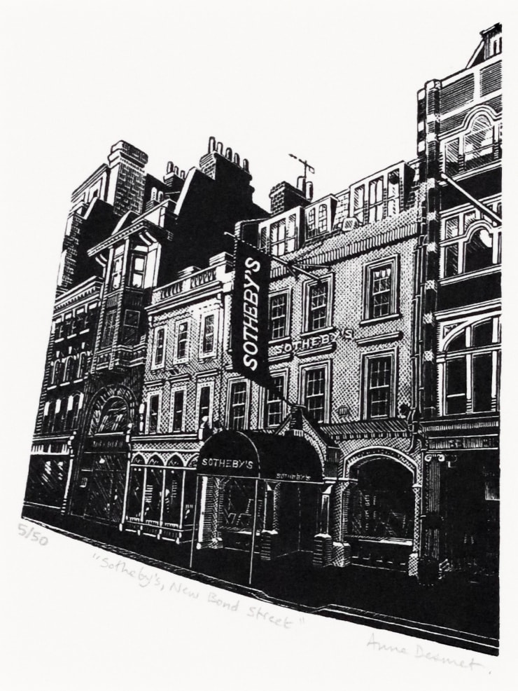Anne Desmet, Sotheby's, New Bond Street, 2022