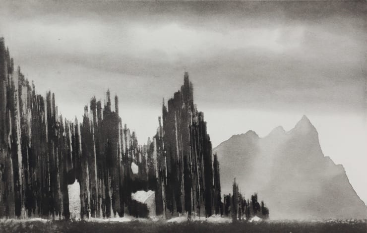 Norman Ackroyd, Cathedral Rocks, 2007