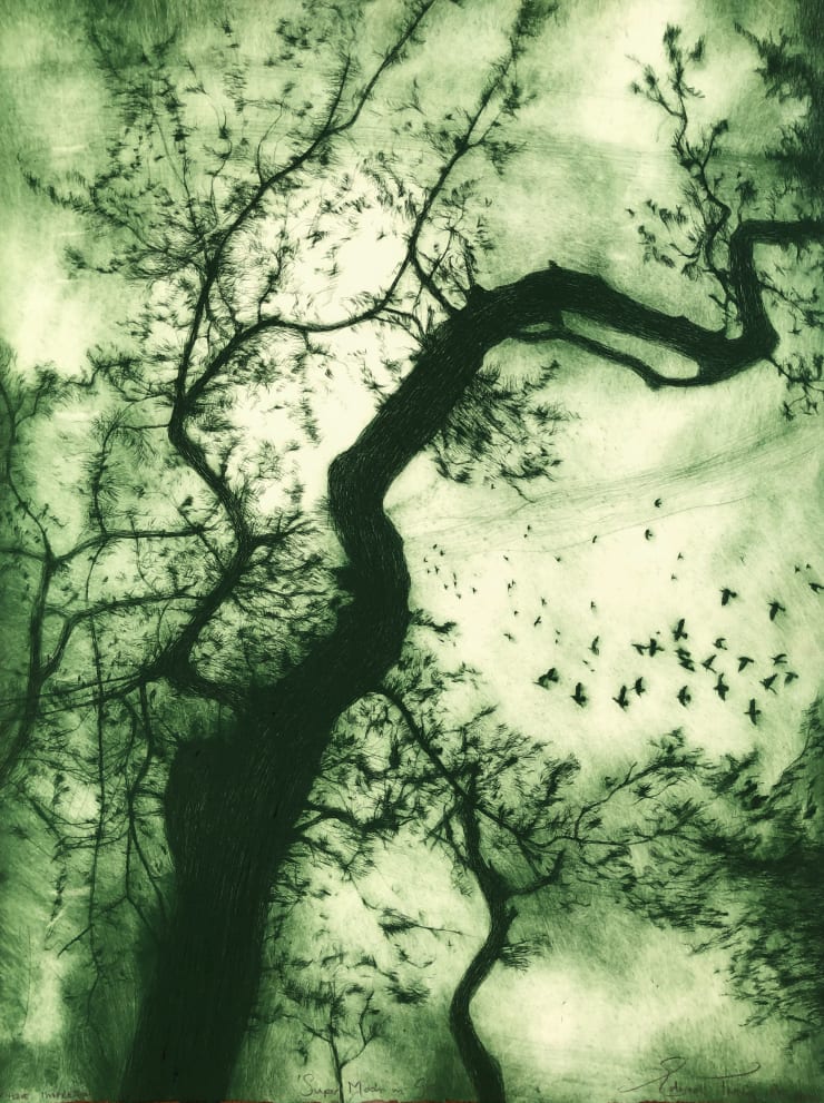 Edward Twohig Super Moon in Green, 2022